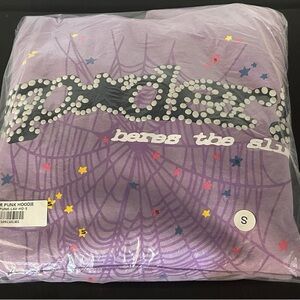 Purple Spider Graphic Hoodie